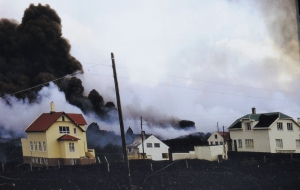 Vestmannaeyjear Inseln - Ausgrabunsstätte am Vulkan Eidfell, 1973 Ausbruch, Pompeji des Nordens