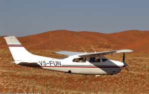 Rundflug von Swakopmund über die Namib nach Sossus Vlei zur Küste und zurück