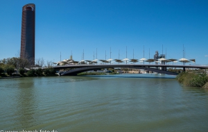 Sevilla Flußkreuzfahrt altes Expogelände