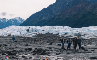 Matanuska Glacier bei Sheep Mountain Area