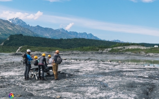 Matanuska Glacier bei Sheep Mountain Area