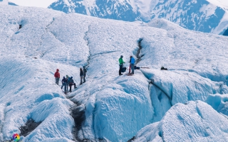 Matanuska Glacier bei Sheep Mountain Area