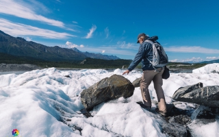 Matanuska Glacier bei Sheep Mountain Area