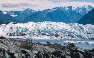 Matanuska Glacier bei Sheep Mountain Area