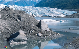 Matanuska Glacier bei Sheep Mountain Area