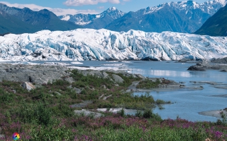 Matanuska Glacier bei Sheep Mountain Area