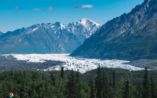 Matanuska Glacier bei Sheep Mountain Area