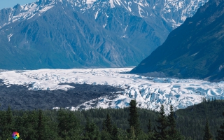 Matanuska Glacier bei Sheep Mountain Area