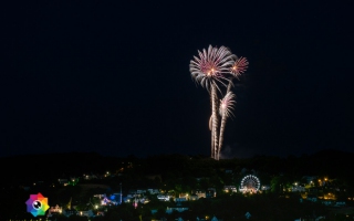 Kirmesfeuerwerk 02.07.2019 vom Standort Klosterholzstrasse aus gesehen