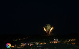 Kirmesfeuerwerk 02.07.2019 vom Standort Klosterholzstrasse aus gesehen
