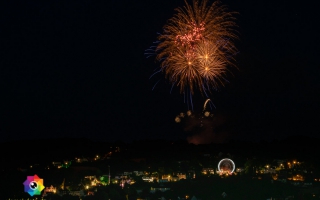 Kirmesfeuerwerk 02.07.2019 vom Standort Klosterholzstrasse aus gesehen