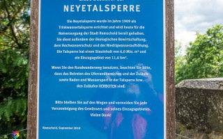 Neyetalsperre bei Wipperfürth Wanderung 06.06.2020