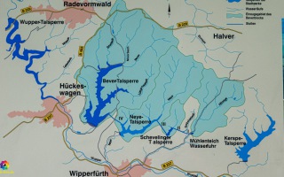 Neyetalsperre bei Wipperfürth Wanderung 06.06.2020