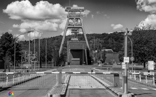 RAG Prosper Haniel unterwegs auf der Halde, bei Bottrop