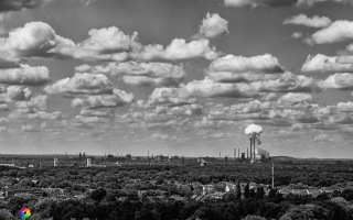 RAG Prosper Haniel unterwegs auf der Halde, bei Bottrop