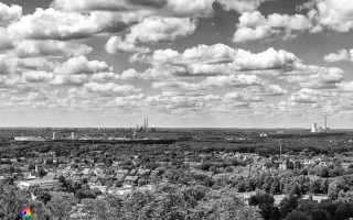 RAG Prosper Haniel unterwegs auf der Halde, bei Bottrop