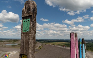 RAG Prosper Haniel unterwegs auf der Halde, bei Bottrop