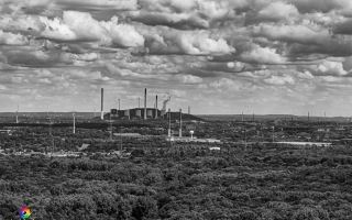 RAG Prosper Haniel unterwegs auf der Halde, bei Bottrop