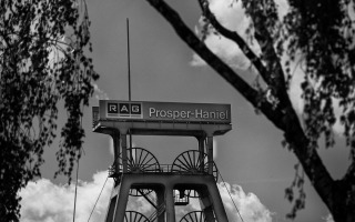 RAG Prosper Haniel unterwegs auf der Halde, bei Bottrop