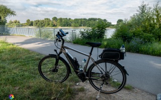 Radtour Rhein Düsseldorf bis Duisburg 22.07.220