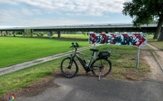 Radtour Rhein Düsseldorf bis Duisburg 22.07.220