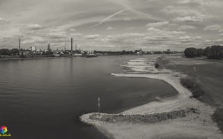 Radtour Rhein Düsseldorf bis Duisburg 22.07.220