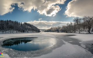 Heilenbecker Talsperre Ennepetal -7 Grad C am 12.02.2021