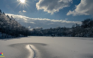 Heilenbecker Talsperre Ennepetal -7 Grad C am 12.02.2021