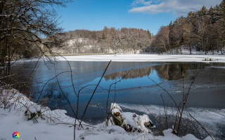 Heilenbecker Talsperre Ennepetal -7 Grad C am 12.02.2021