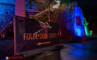 Henrichshütte Hattingen Magische Lichtershow 20.12.2021