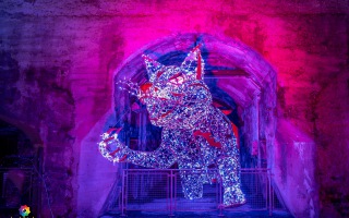 Henrichshütte Hattingen Magische Lichtershow 20.12.2021