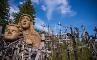 Siauliai Berg der Kreuze