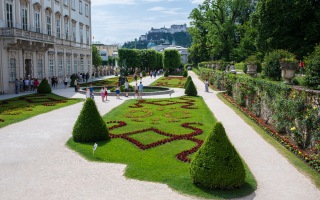Salzburg, Mirabellengarten und Schloss, Altstadt, 31.05.2026