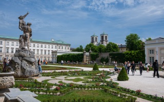 Salzburg, Mirabellengarten und Schloss, Altstadt, 31.05.2026