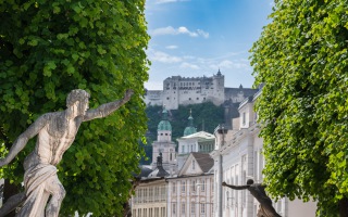 Salzburg, Mirabellengarten und Schloss, Altstadt, 31.05.2026