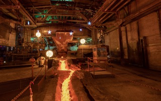 Henrichshütte Hattingen Magische Lichtershow 20.12.2021