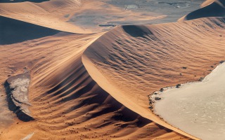 Rundflug von Swakopmund über die Namib nach Sossus Vlei zur Küste und zurück